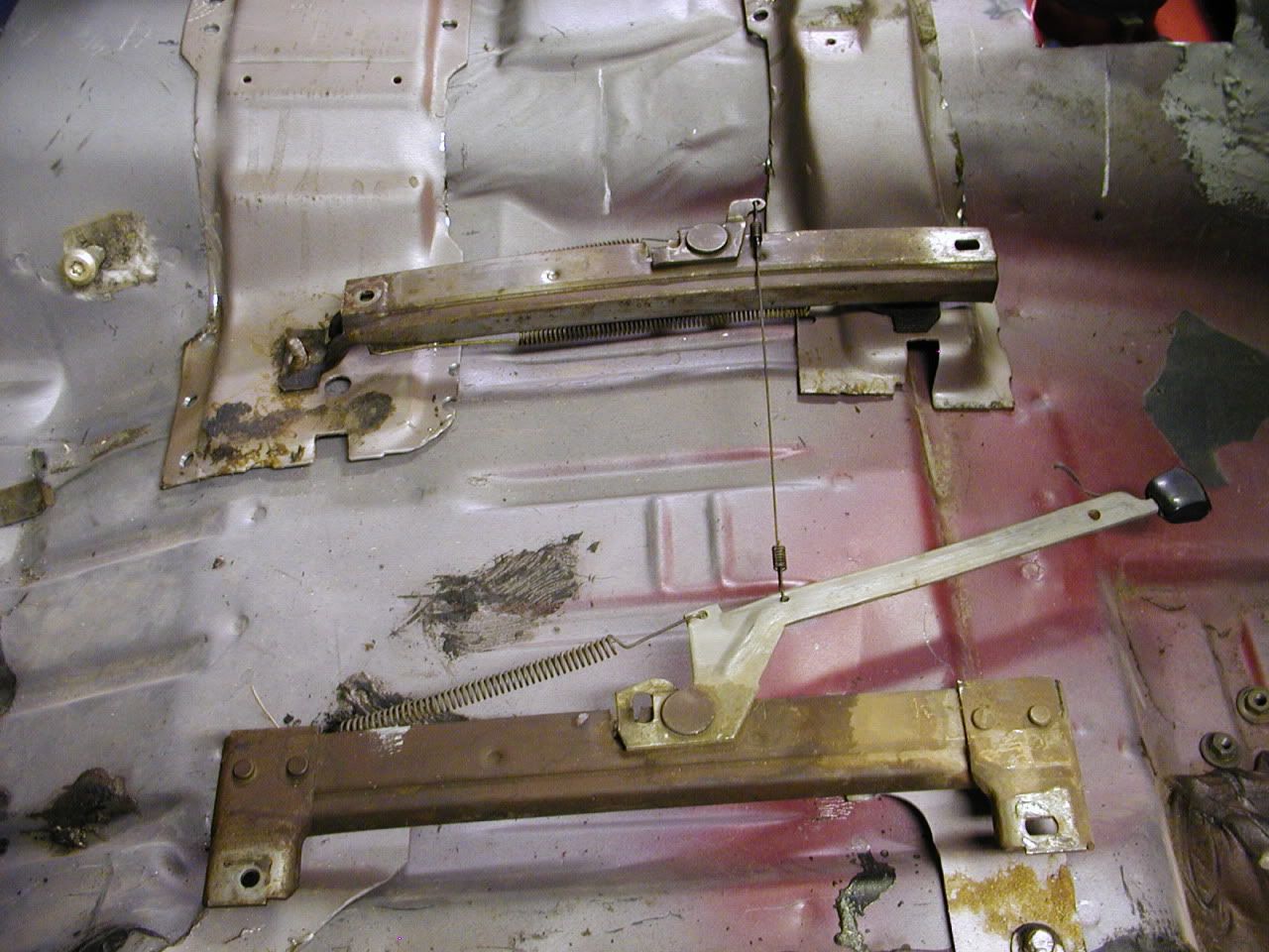 Bucket seat tracks, picture request and questions. Chevy Nova Forum